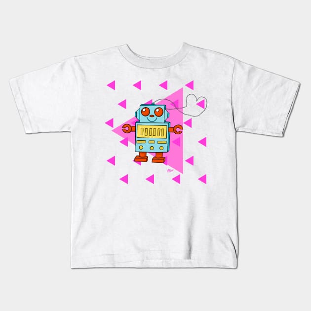 Marmalade Boy robot desing #1 Kids T-Shirt by Isabelmonicarte